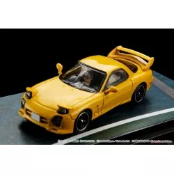 Initial D Project D Mazda RX-7 FD3S Keisuke Takahashi Diorama Set 1/64