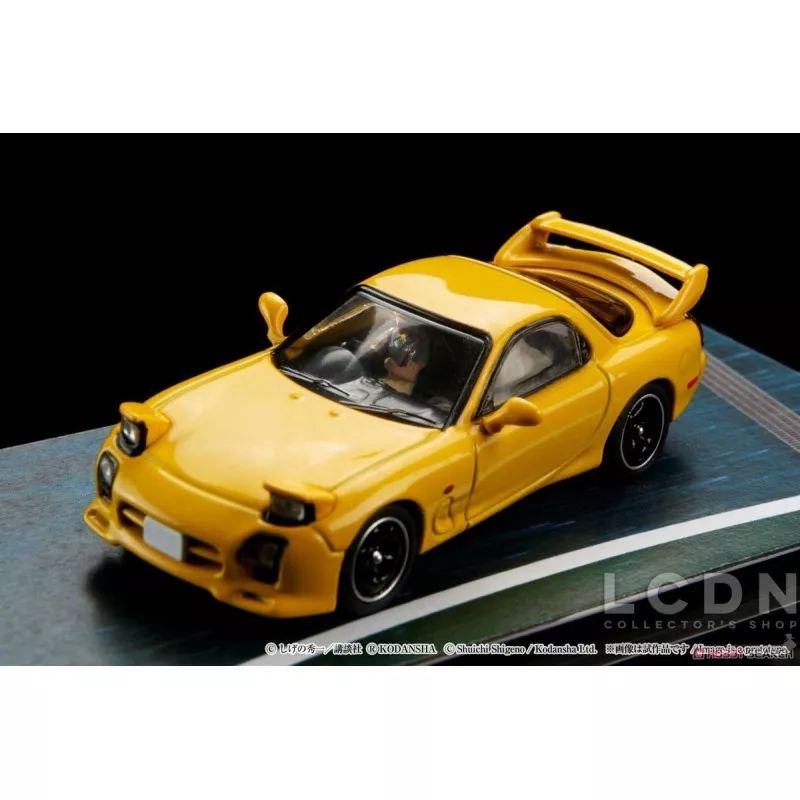 Initial D Project D Mazda RX-7 FD3S Keisuke Takahashi Diorama Set 1/64