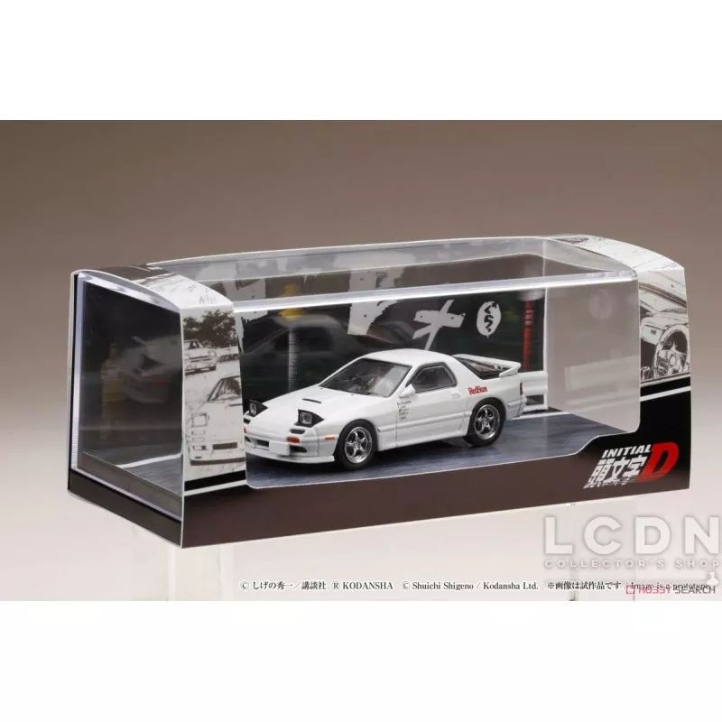 Initial D Mazda RX-7 FC3S RedSuns Ryosuke Takahashi Diorama Set 1/64