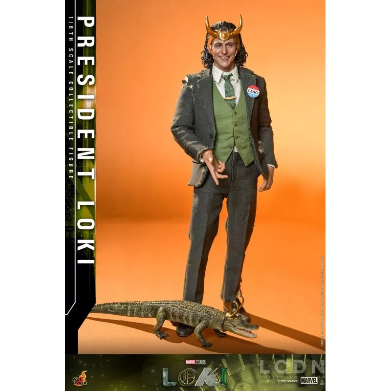 Hot Toys TMS066 Loki Collectible Action Figurine 1/6 President Loki 31cm