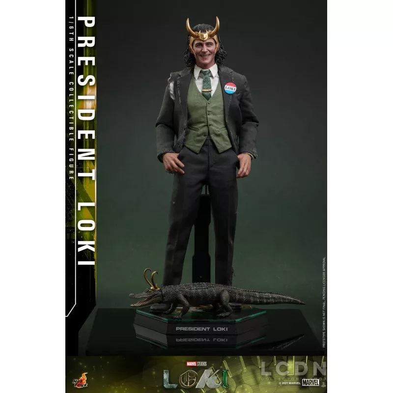 Hot Toys TMS066 Loki Collectible Action Figurine 1/6 President Loki 31cm