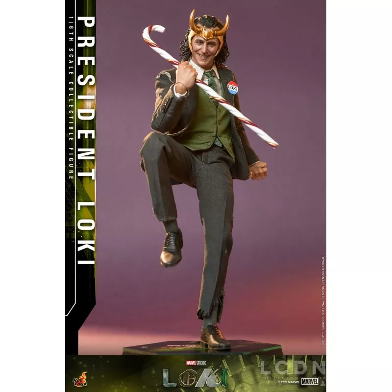 Hot Toys TMS066 Loki Collectible Action Figurine 1/6 President Loki 31cm