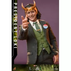 Hot Toys TMS066 Loki Collectible Action Figurine 1/6 President Loki 31cm