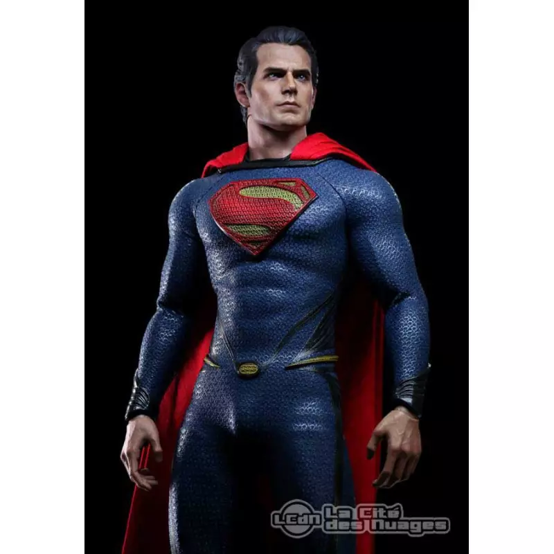 Hot Toys MMS200 Superman Man Of Steel Superman Kal-El Henry Cavill 1/6 Collectible Figure 31cm (Displayed)