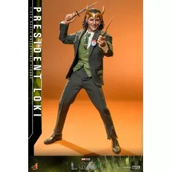 Hot Toys TMS066 Loki Collectible Action Figurine 1/6 President Loki 31cm