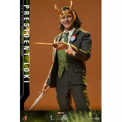 Hot Toys TMS066 Loki Collectible Action Figurine 1/6 President Loki 31cm