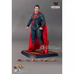 Hot Toys MMS200 Superman Man Of Steel Superman Kal-El Henry Cavill 1/6 Collectible Figure 31cm (Displayed)