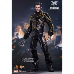 Hot Toys MMS187 X-Men l'Affrontement Final Wolverine Hugh Jackman 1/6 Collectible Figurine 30cm (Neuf)