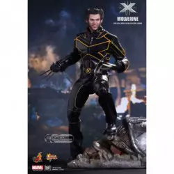 Hot Toys MMS187 X-Men l'Affrontement Final Wolverine Hugh Jackman 1/6 Collectible Figurine 30cm (Neuf)