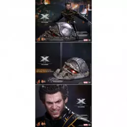 Hot Toys MMS187 X-Men l'Affrontement Final Wolverine Hugh Jackman 1/6 Collectible Figurine 30cm (Neuf)