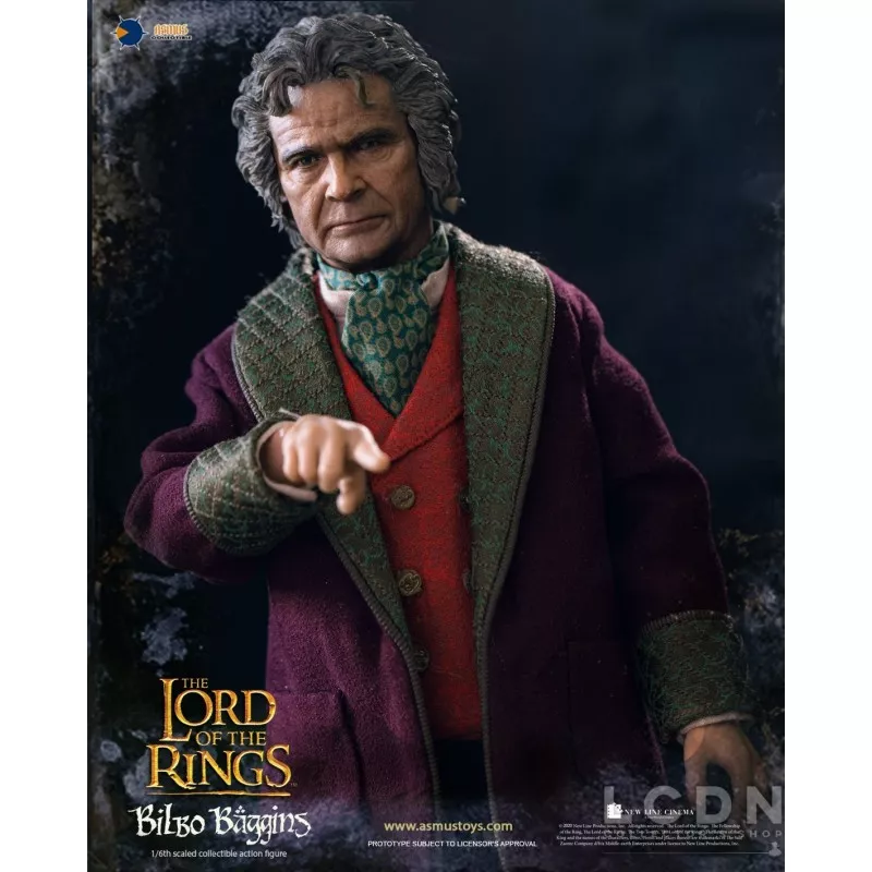 The Lord of the Rings Collectible Action Figure 1/6 Bilbo Baggins ASMUS TOYS LOTR031 20cm