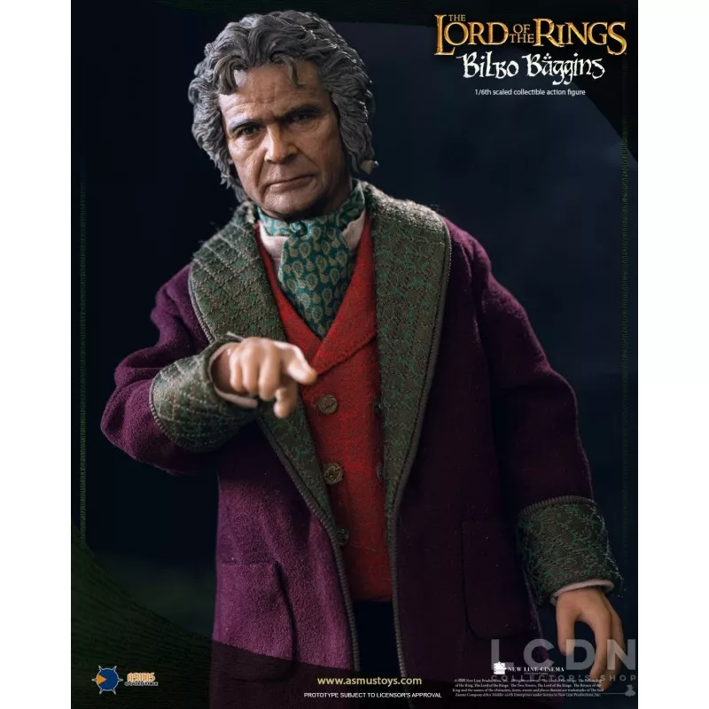 The Lord of the Rings Collectible Action Figure 1/6 Bilbo Baggins ASMUS TOYS LOTR031 20cm