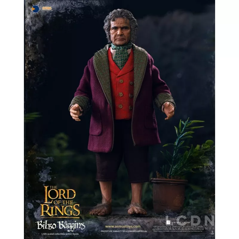 The Lord of the Rings Collectible Action Figure 1/6 Bilbo Baggins ASMUS TOYS LOTR031 20cm