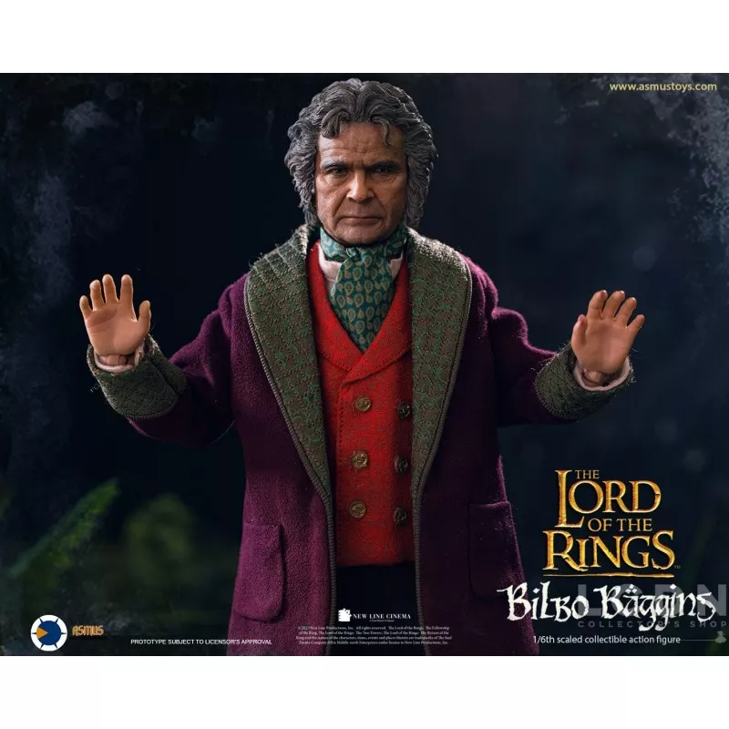 The Lord of the Rings Collectible Action Figure 1/6 Bilbo Baggins ASMUS TOYS LOTR031 20cm