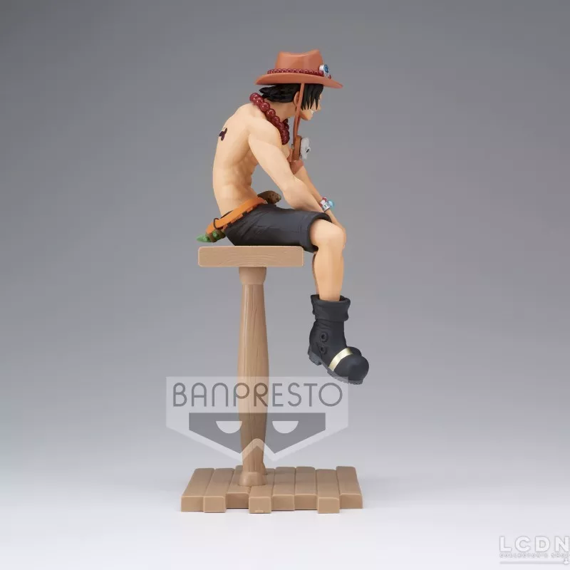 One Piece Statue Grandline Journey Portgas D Ace 15cm