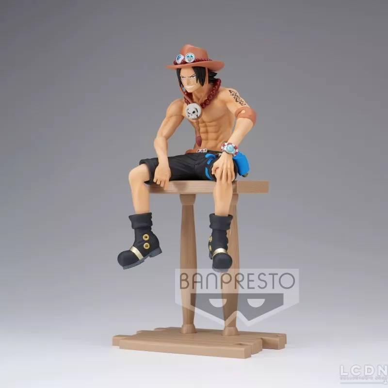 One Piece Statue Grandline Journey Portgas D Ace 15cm