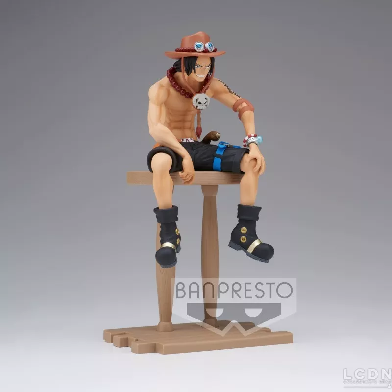 One Piece Statue Grandline Journey Portgas D Ace 15cm