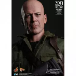 Hot Toys MMS206 G.I. Joe Conspiration Joe Colton ( Bruce Willis ) 30cm Collectible Figurine 2013 Toy Fairs Exclusive