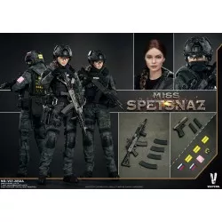 Miss Spetsnaz MCB Camouflage Russian Special Combat Women Soldier Collectible Action Figure 1/6 Black Vest Version VCF-2058A