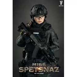 Miss Spetsnaz MCB Camouflage Russian Special Combat Women Soldier Collectible Action Figure 1/6 Black Vest Version VCF-2058A