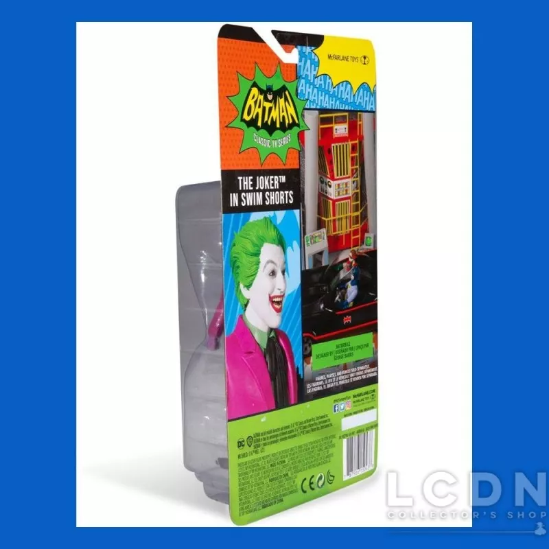DC Batman 66 Retro Action Figurine The Joker Swim Shorts 15cm