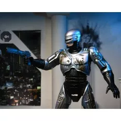 RoboCop Action Figure Ultimate Battle Damaged RoboCop with Chair 18cm