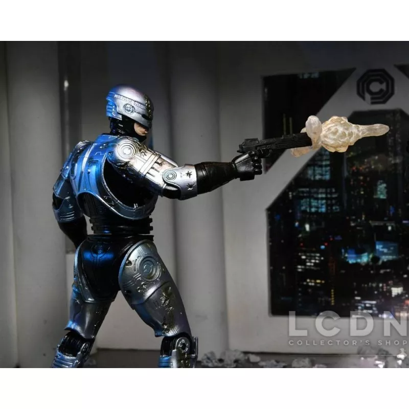 Neca Robocop Ultimate Battle Damaged Robocop With Chair A