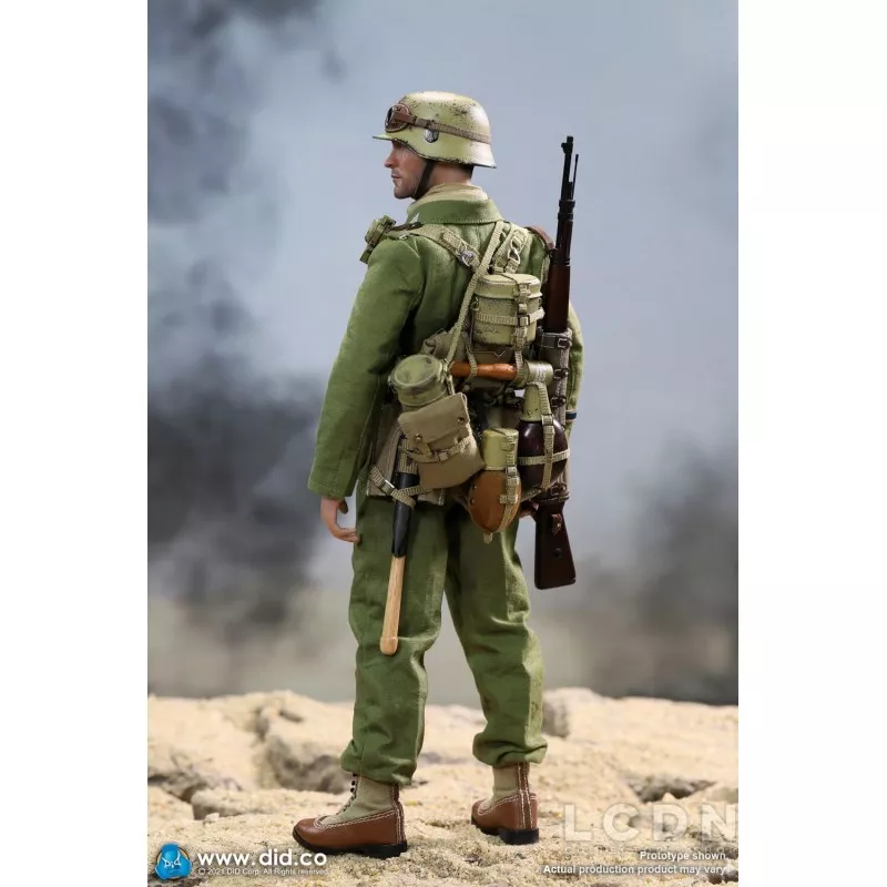 WWII German Africa Corps WH Infantry Collectible Action Figure 1/6 Burk DID D80152