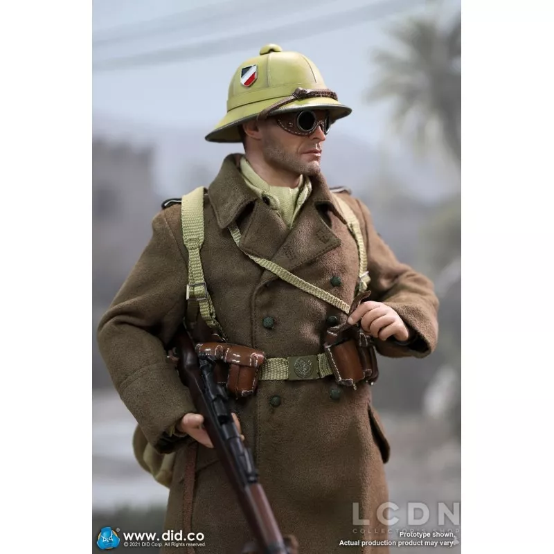 WWII German Africa Corps WH Infantry Collectible Action Figure 1/6 Burk DID D80152