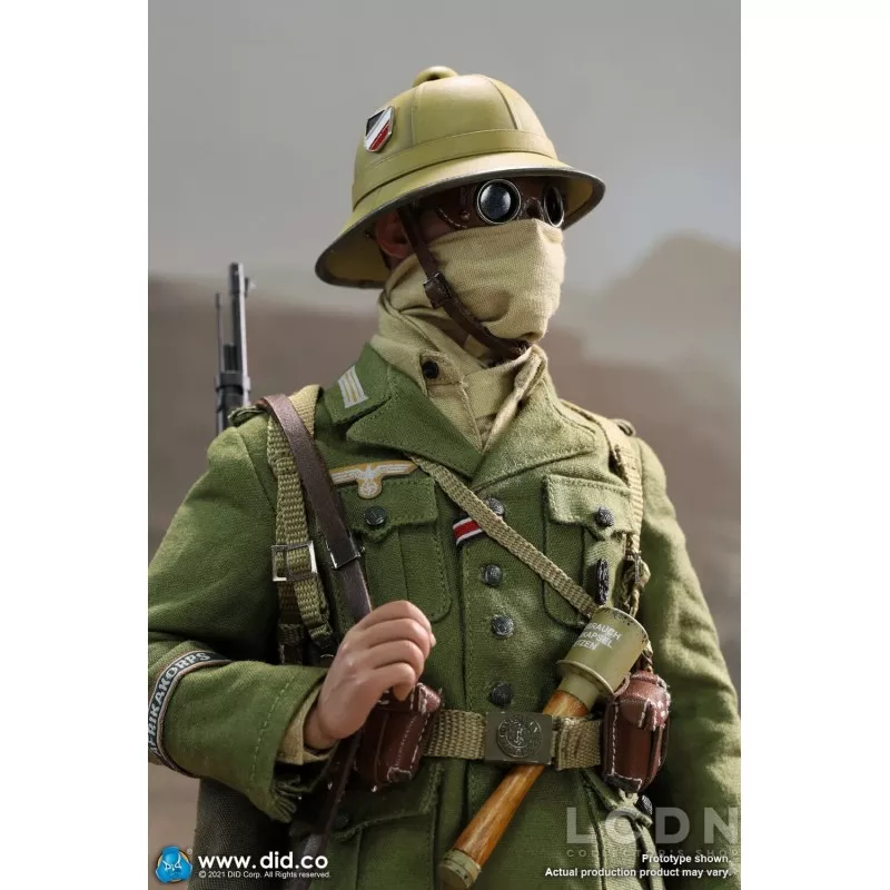 WWII German Africa Corps WH Infantry Collectible Action Figure 1/6 Burk DID D80152