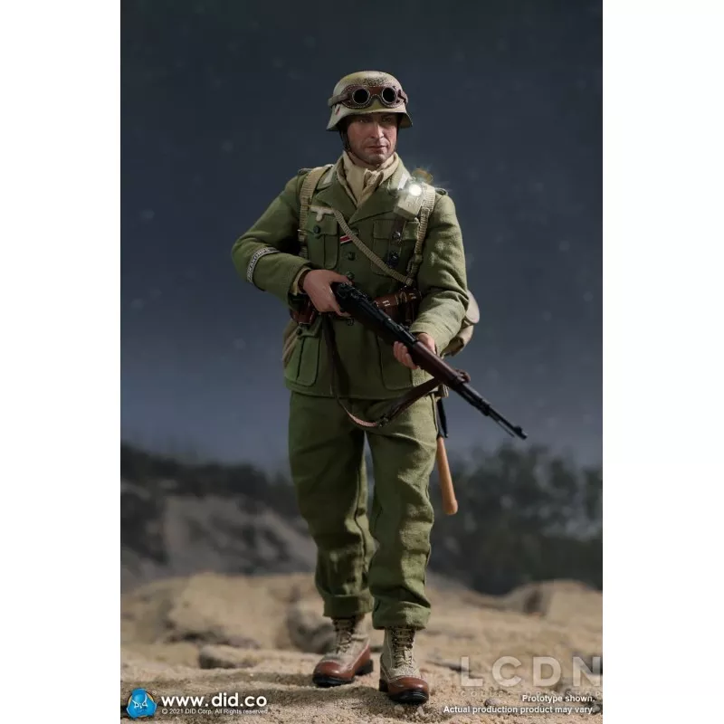 WWII German Africa Corps WH Infantry Collectible Action Figure 1/6 Burk DID D80152