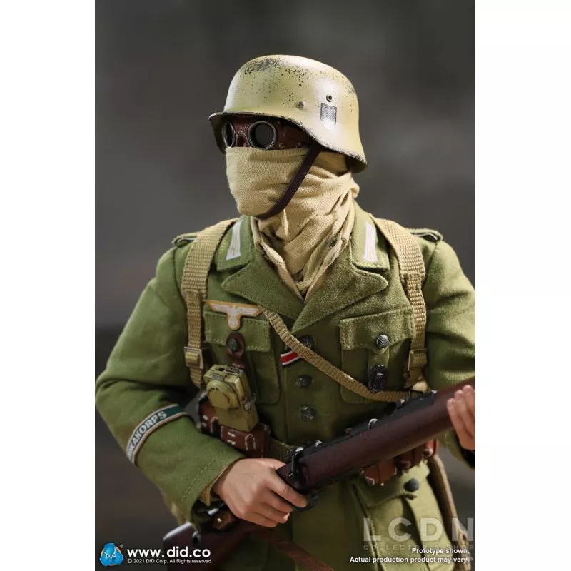 WWII German Africa Corps WH Infantry Collectible Action Figure 1/6 Burk DID D80152