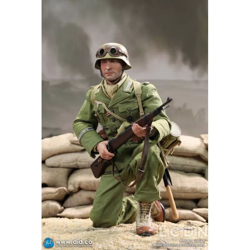WWII German Africa Corps WH Infantry Collectible Action Figure 1/6 Burk DID D80152