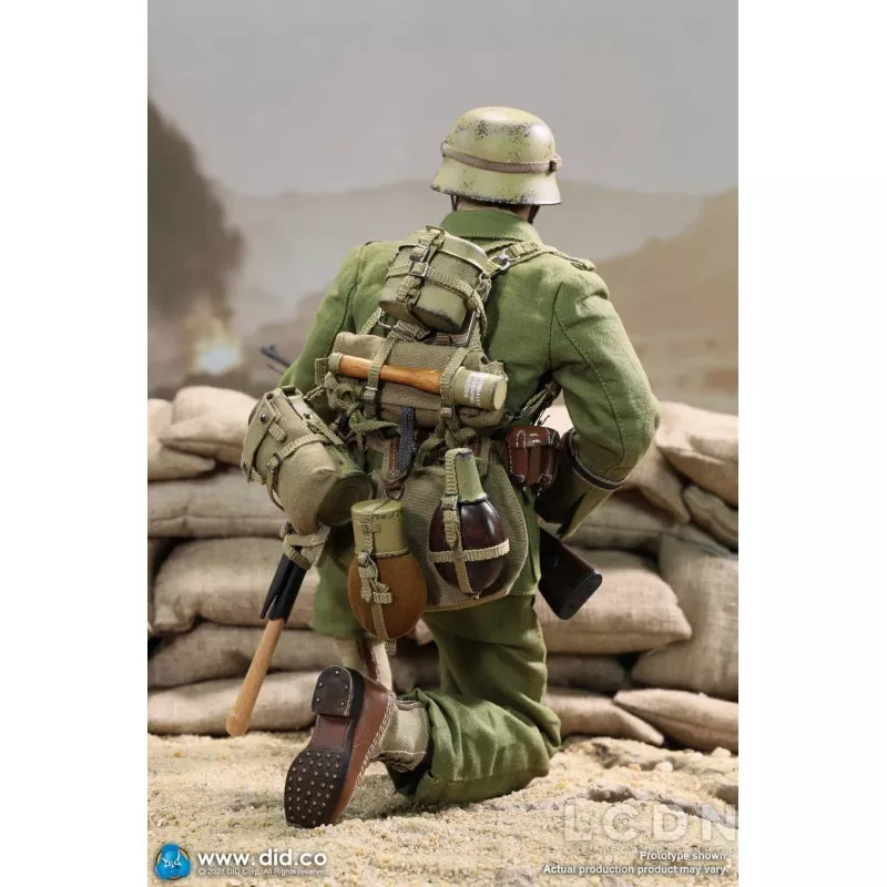 WWII German Africa Corps WH Infantry Collectible Action Figure 1/6 Burk DID D80152