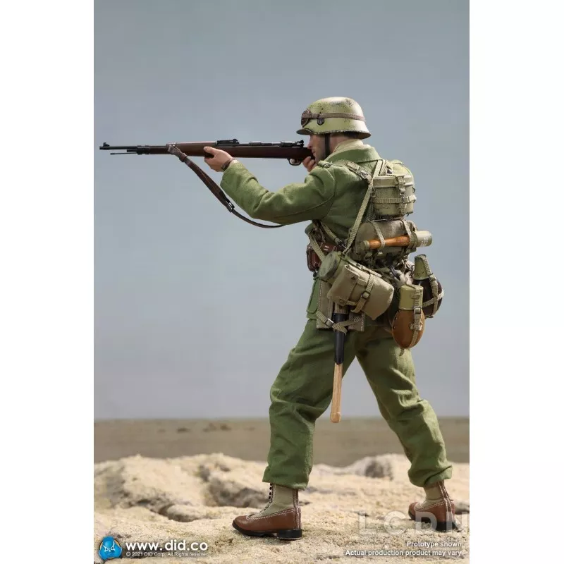 WWII German Africa Corps WH Infantry Collectible Action Figure 1/6 Burk DID D80152