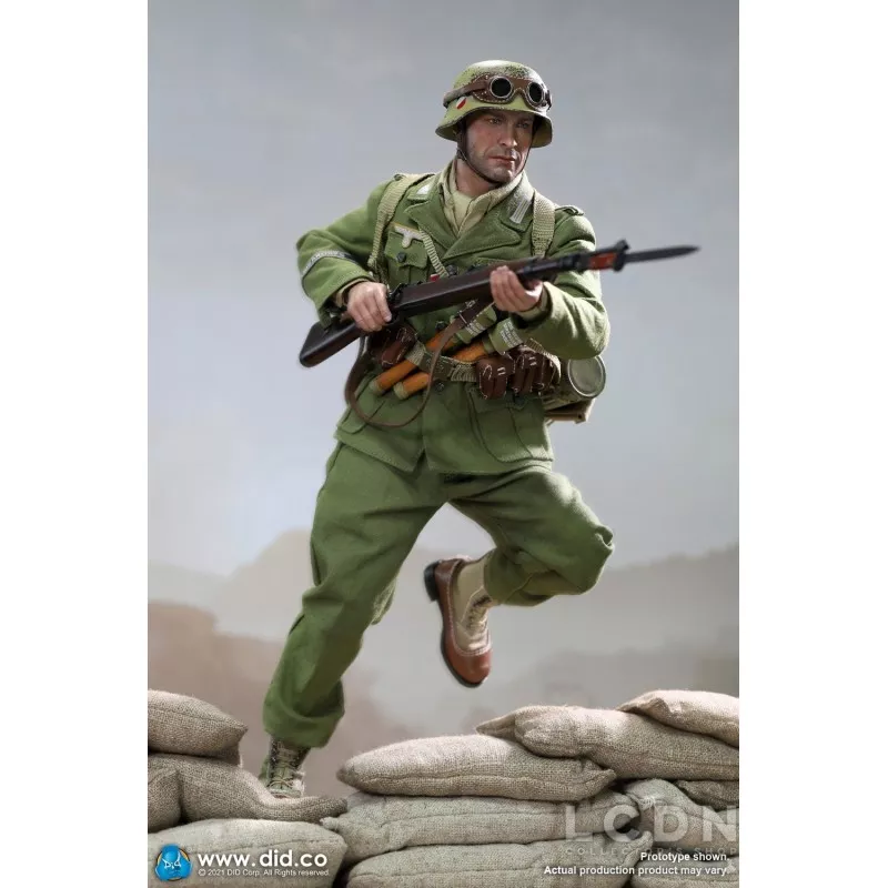 WWII German Africa Corps WH Infantry Collectible Action Figure 1/6 Burk DID D80152