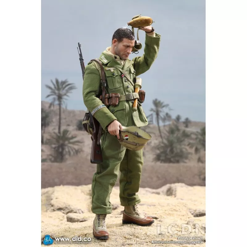 WWII German Africa Corps WH Infantry Collectible Action Figure 1/6 Burk DID D80152