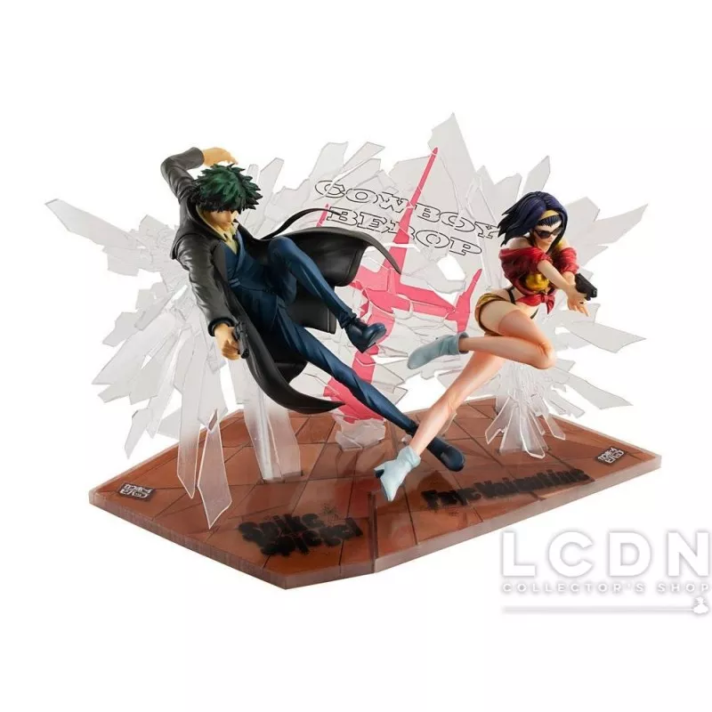 Cowboy Bebop Statues 1/8 Spike Spiegel &amp; Faye Valentine 1st GIG 20cm