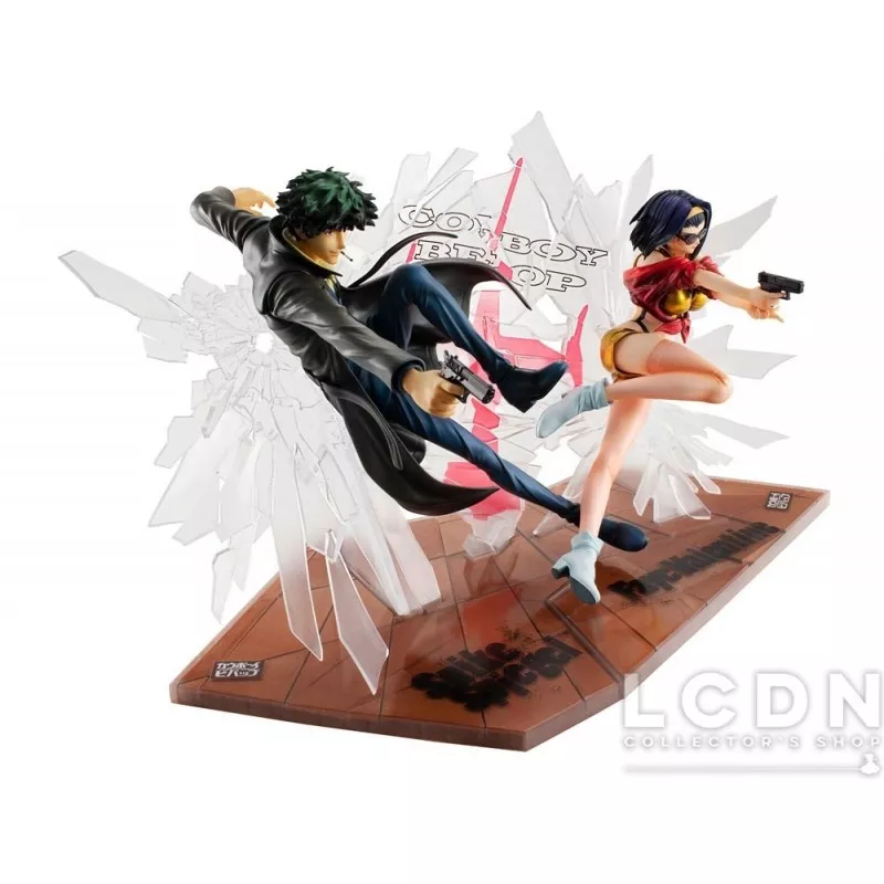 Cowboy Bebop Statues 1/8 Spike Spiegel &amp; Faye Valentine 1st GIG 20cm