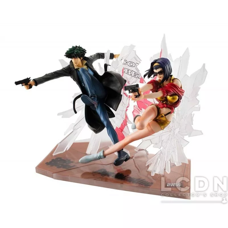 Cowboy Bebop Statues 1/8 Spike Spiegel &amp; Faye Valentine 1st GIG 20cm