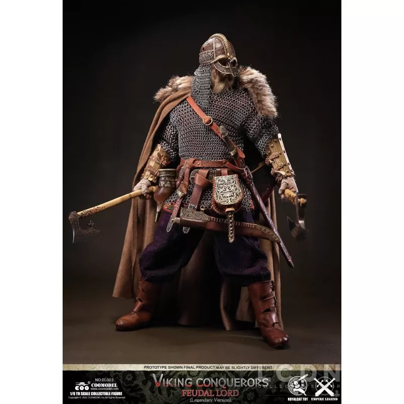 Legends of Empires Collectible Action Figurine 1/6 Viking Conquerors Feudal Lord (Legendary Version) COOMODEL EL003