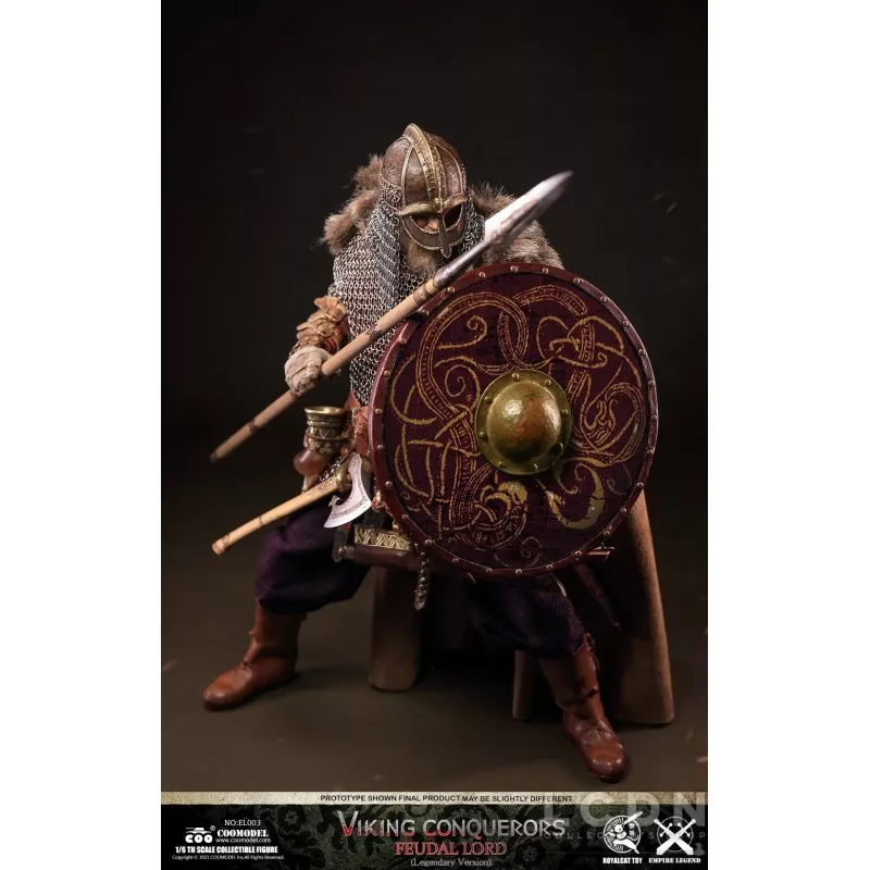 Legends of Empires Collectible Action Figurine 1/6 Viking Conquerors Feudal Lord (Legendary Version) COOMODEL EL003
