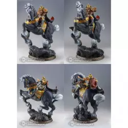Ken Le Survivant (Hokuto no Ken) Raoh King of Hokuto avec Kokuoh HQS Statue 50cm (Ltd. 1000) (Neuf)
