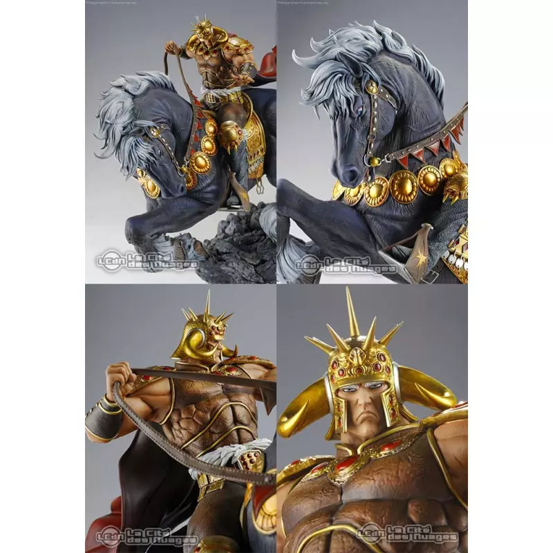 Ken Le Survivant (Hokuto no Ken) Raoh King of Hokuto avec Kokuoh HQS Statue 50cm (Ltd. 1000) (Neuf)