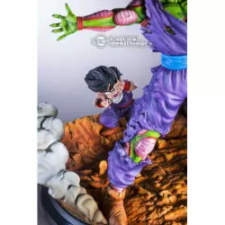 Dragon Ball Z LA RÉDEMPTION DE PICCOLO Piccolo et Son Gohan HQS statue 35cm (modèle avec défauts)
