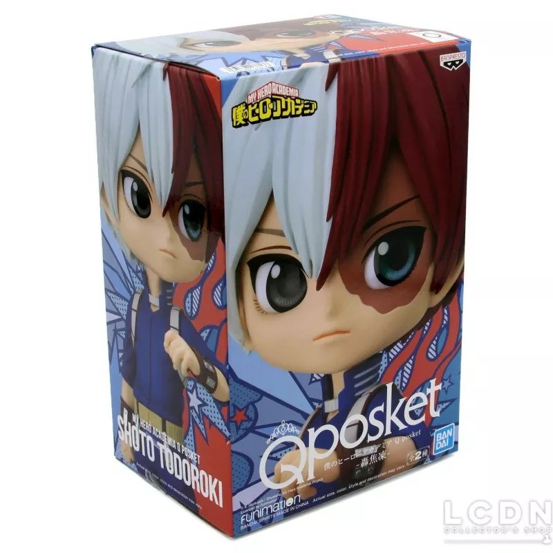 My Hero Academia QPosket Statue Shoto Todoroki Ver. A 13cm (Modèle d&#039;exposition)