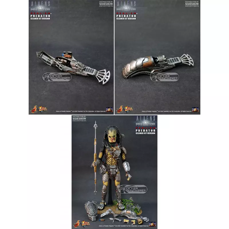 Alien vs Predator Requiem Wolf Predator Cleaner Kit Version 14&quot; 35cm Collectible Figurine (boite scellée)