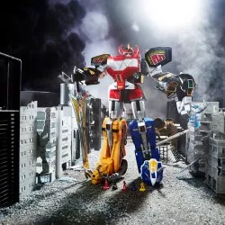 Mighty Morphin Power Rangers Zeo Lightning Collection Zord Ascension Project Action Figurine 2022 1/144 Dino Megazord 28cm