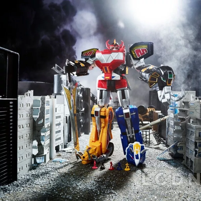 Mighty Morphin Power Rangers Zeo Lightning Collection Zord Ascension Project Action Figurine 2022 1/144 Dino Megazord 28cm