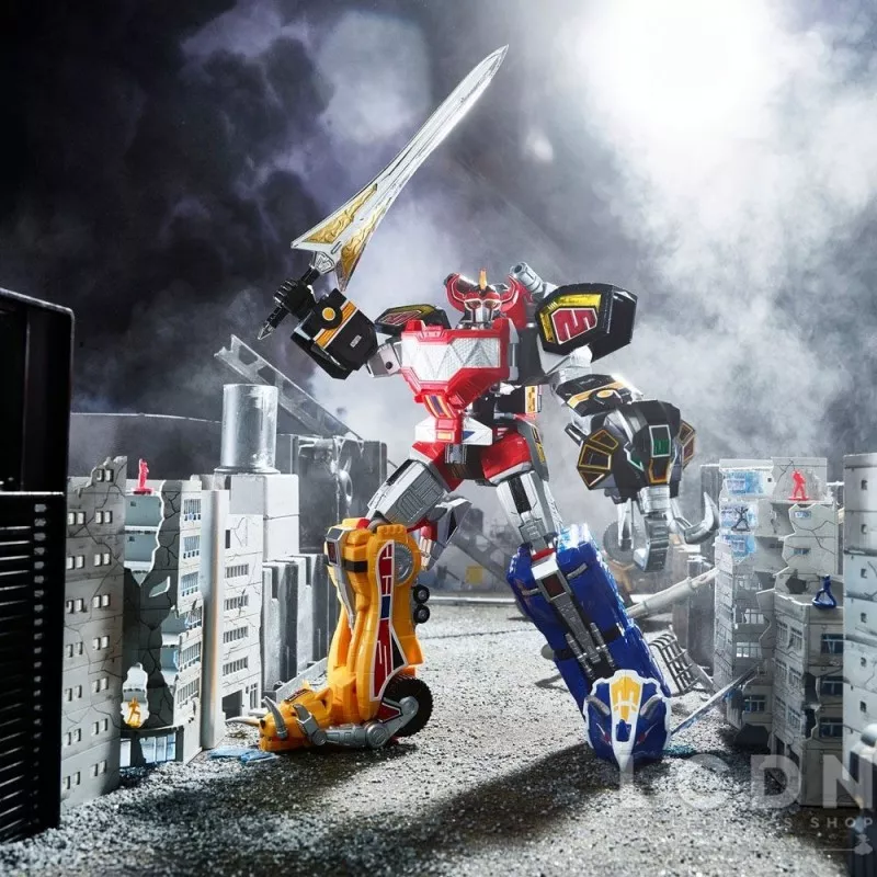 Mighty Morphin Power Rangers Zeo Lightning Collection Zord Ascension Project Action Figurine 2022 1/144 Dino Megazord 28cm